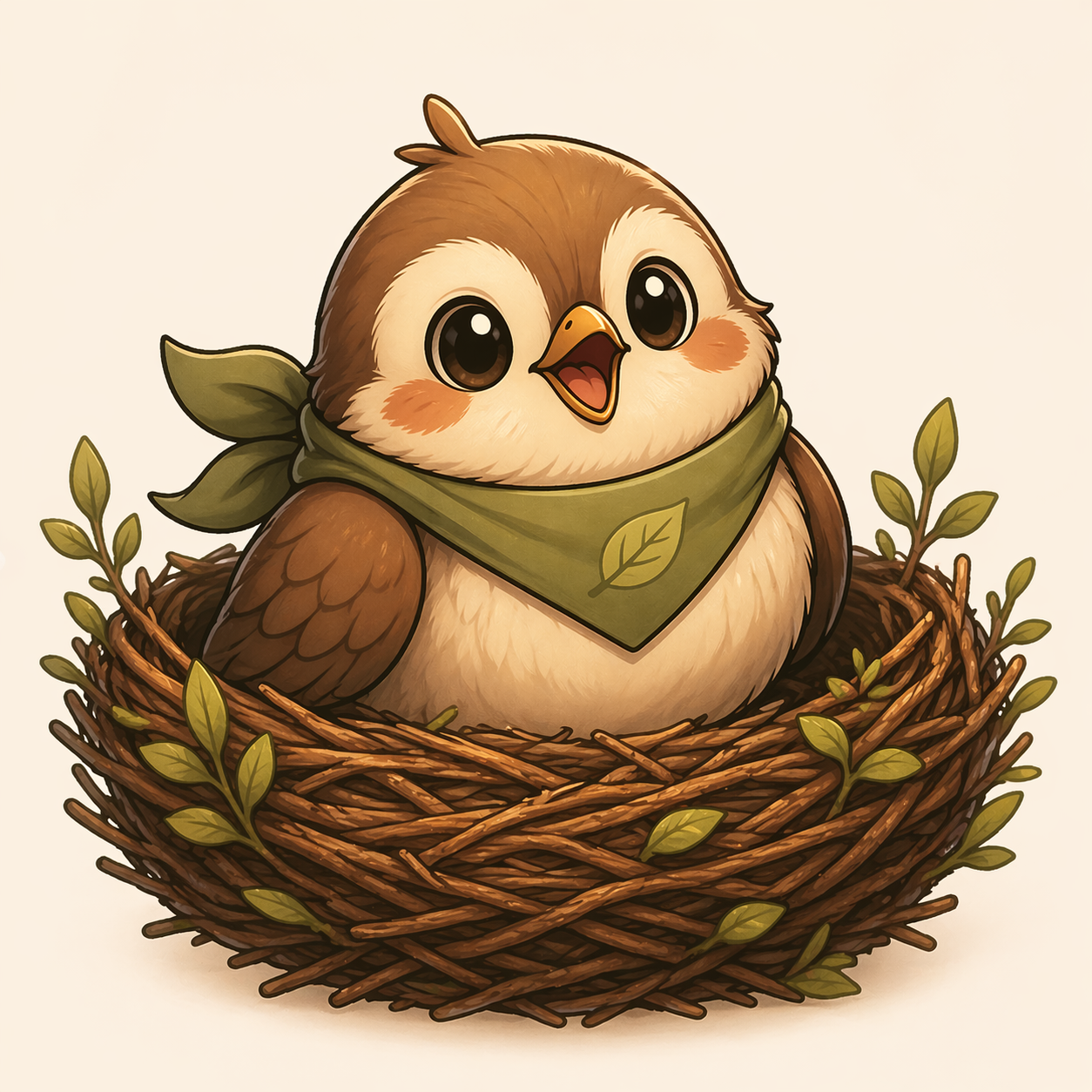 Chirp the HappyNest Mascot